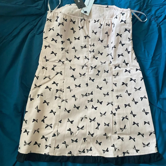 Motel Rocks Pink Bow Dress - Picture 2 of 3